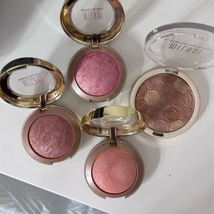 Milani blushes and face illuminating palette